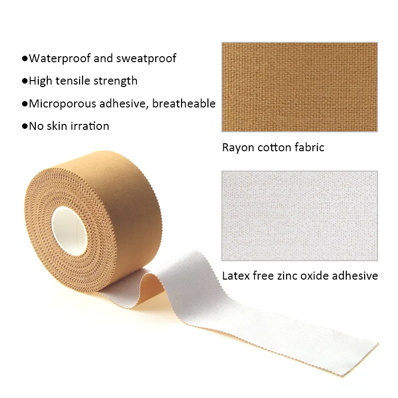 Sports Finger Tape White Athletic Medical Strapping Tape for Sports Injury