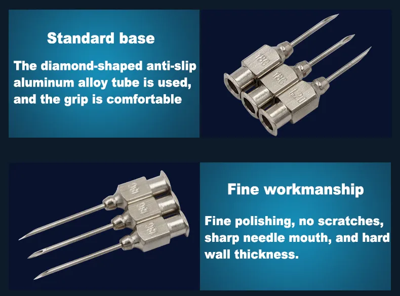 Stainless Steel Veterinary Hypodermic Needle for Animal