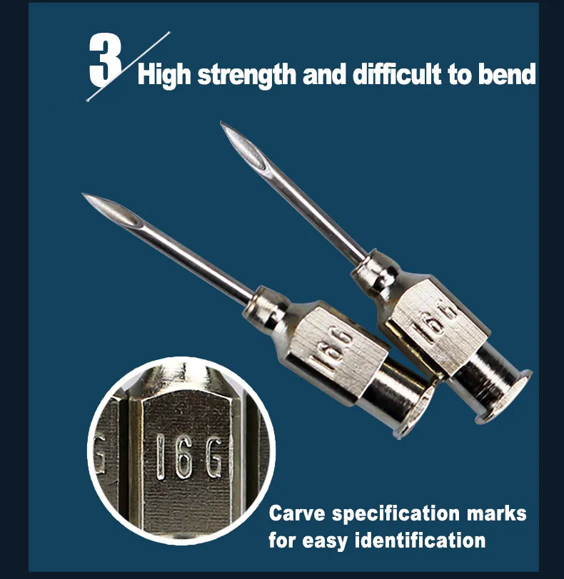 Stainless Steel Veterinary Hypodermic Needle for Animal