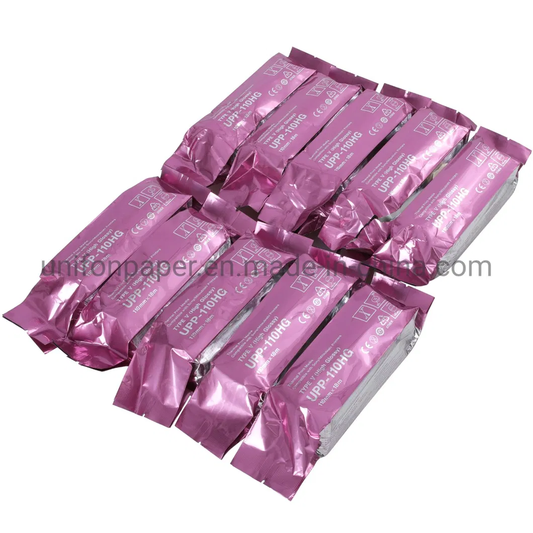 Upp110hg Ultrasound Thermal Paper Upp-110hg 110mm X 18m for Sony up-890 up-895 up-897 Thermal Printer